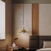 Quentin Knurled Brass Loft Pendant Light (Brass | Black) - DWHOME