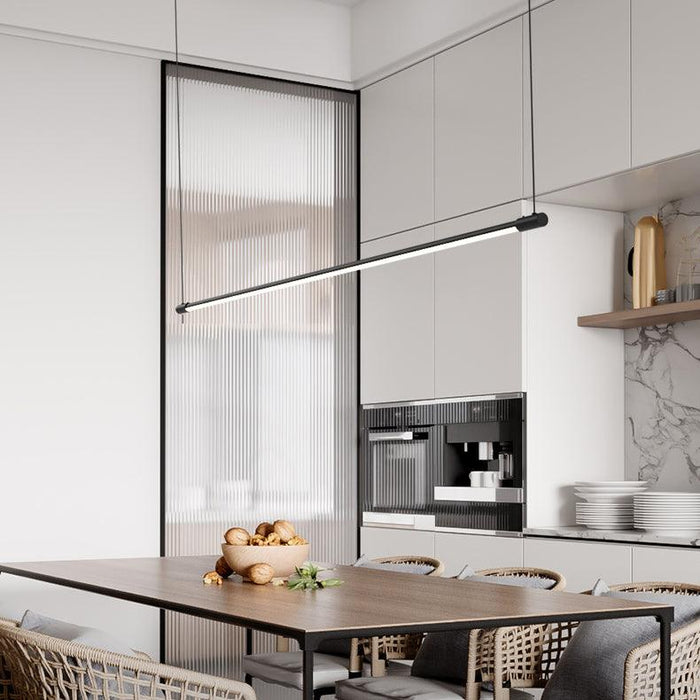Linea minimalist strip line pendant light - DWHOME