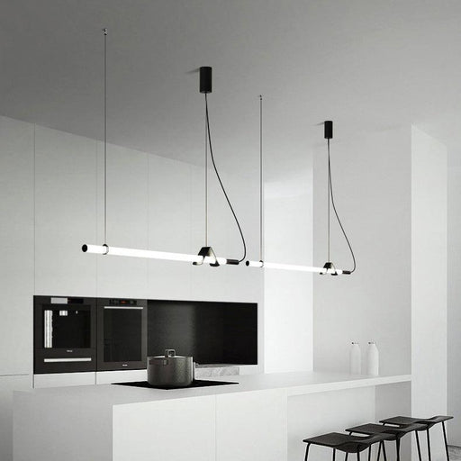 Sasaki Minimalist Linear Suspension Pendant Light-DWHOME