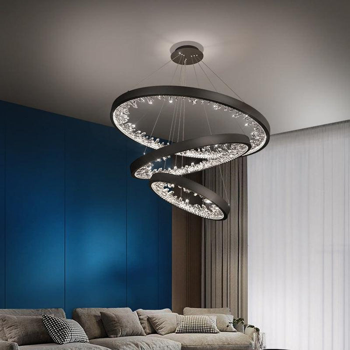 LED Modern Luxury Ring Design Pendant Light - DWHOME
