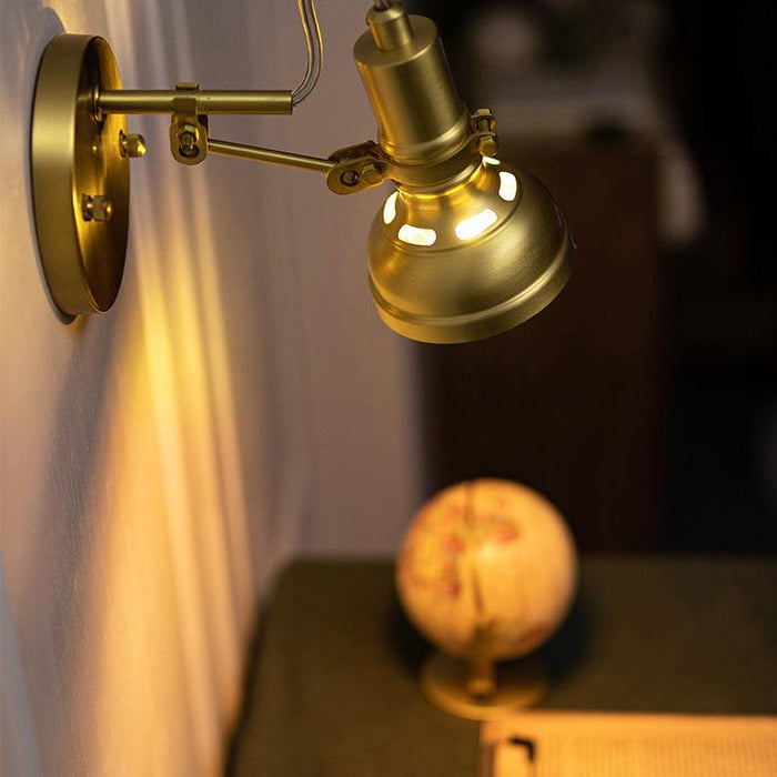 Mill House Short Arm Brass Wall Light - DWHOME