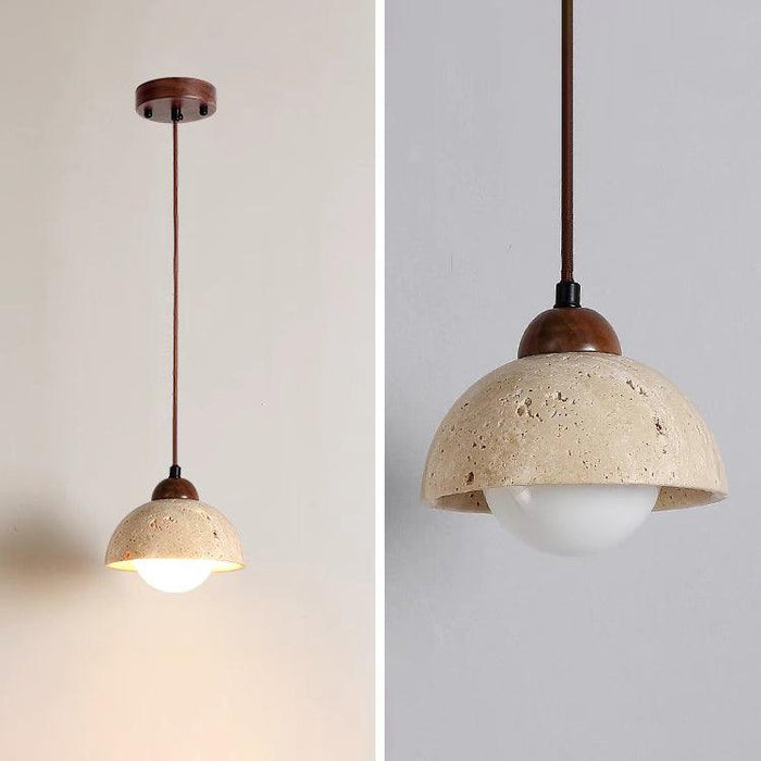 Sonoma Wood And Stone Minimalist Pendant Lights - DWHOME
