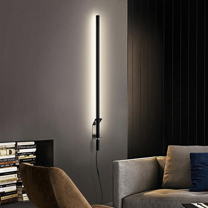 Sasaki Minimalist Line LED Wall Light With Wall Plug - DWHOME