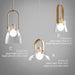 Skandi Clear Glass Wooden Look Pendant Light - DWHOME