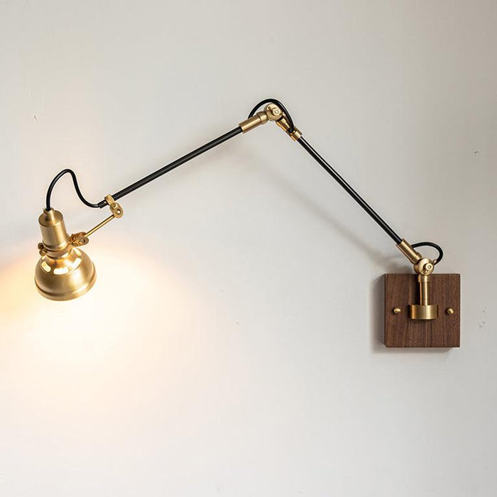 Mill House Long Arm Brass Wall Light - DWHOME