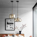 Millow Glass Shade Brass Fitting Pendant Light - DWHOME