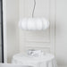 Oblate Silk Pendant Lamp-DWHOME