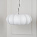 Oblate Silk Pendant Lamp-DWHOME