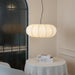 Oblate Silk Pendant Lamp-DWHOME