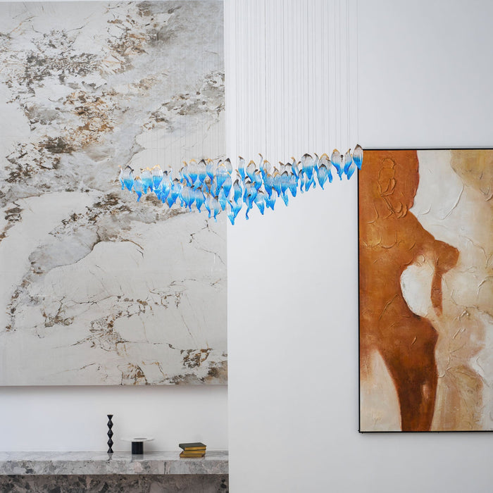 Ocean Drift Blown Glass Customize Chandelier - Vakkerlight
