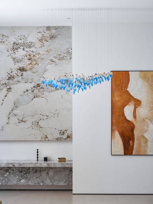 Ocean Drift Blown Glass Customize Chandelier - Vakkerlight