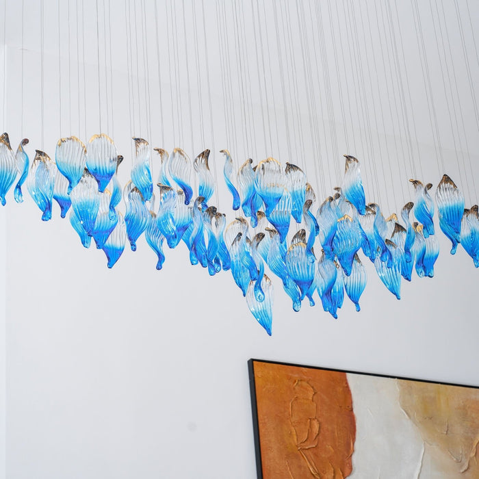 Ocean Drift Blown Glass Customize Chandelier - Vakkerlight