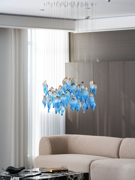 Ocean Drift Blown Glass Customize Chandelier - Vakkerlight