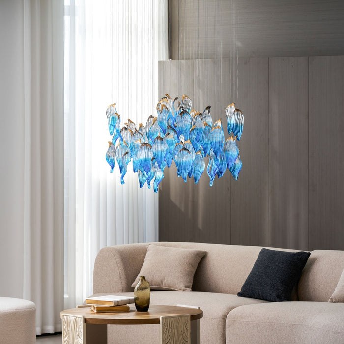 Ocean Drift Blown Glass Customize Chandelier - Vakkerlight