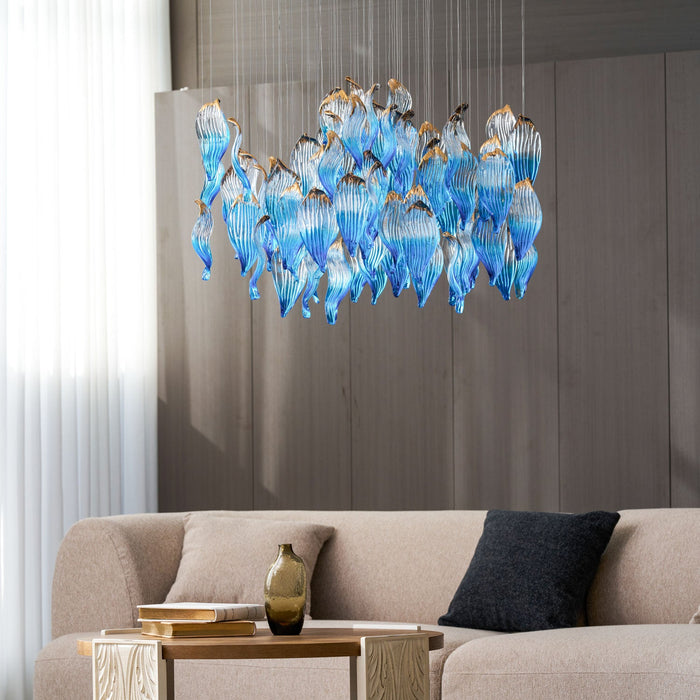 Ocean Drift Blown Glass Customize Chandelier - Vakkerlight