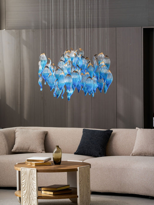 Ocean Drift Blown Glass Customize Chandelier - Vakkerlight