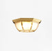 Bowl Shaped Brass Ceiling Lamp - DWHOME