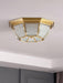 Bowl Shaped Brass Ceiling Lamp - DWHOME