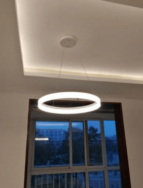 Olaug Modern Large Single Circle Ring Ceiling Light - DWHOME