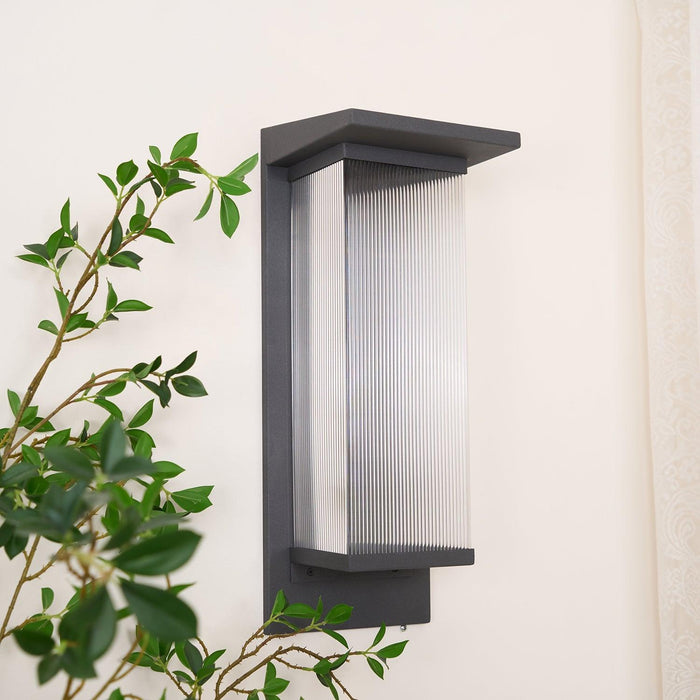 Oleron Box Outdoor Wall Lamp-DWHOME