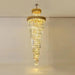 Olivia Crystal Modern Stair Chandelier-DWHOME