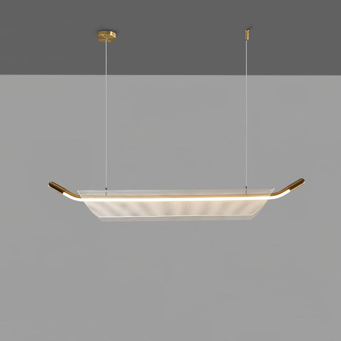 One Word Acrylic Pendant Light-DWHOME