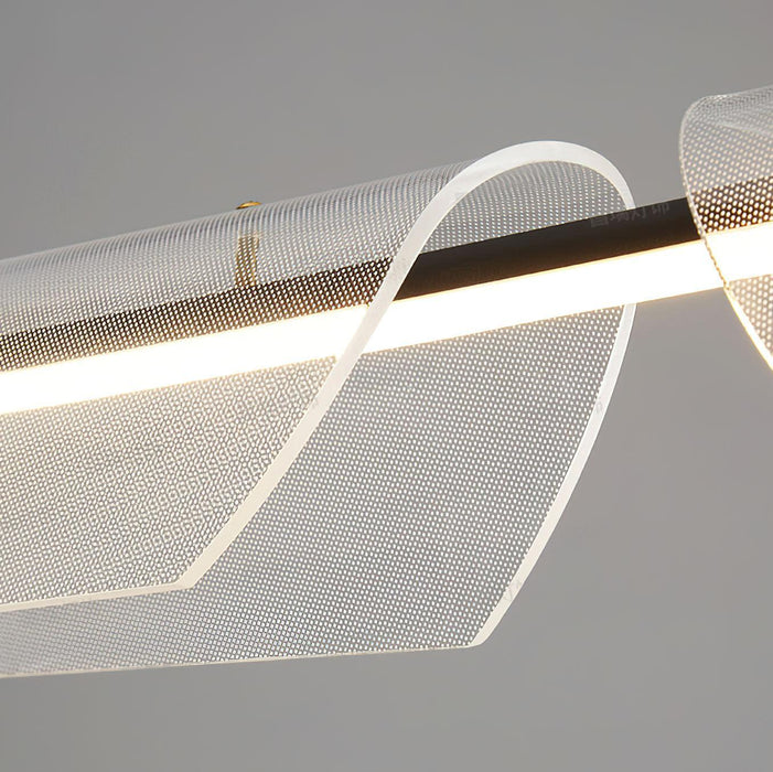 One Word Acrylic Pendant Light-DWHOME