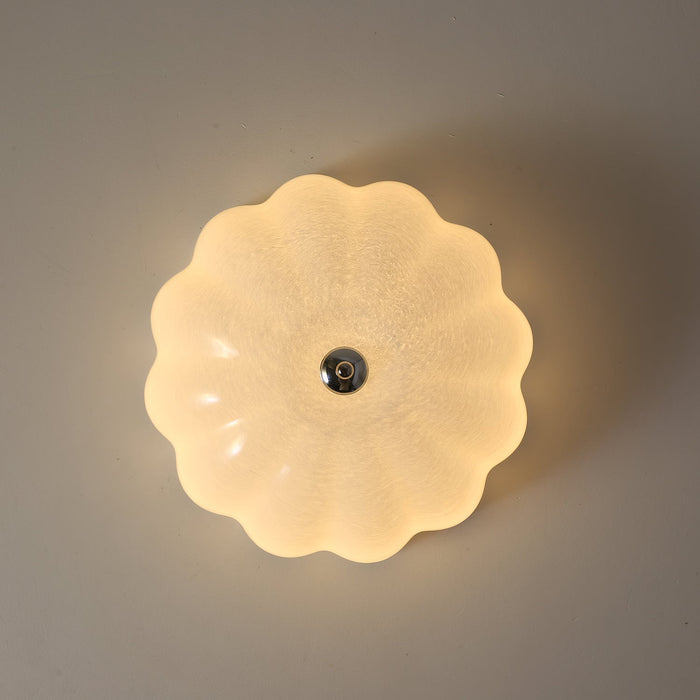 Opal Shell Ceiling Lamp-DWHOME