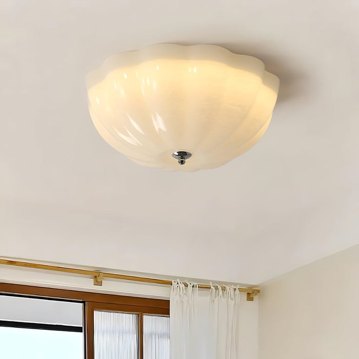 Opal Shell Ceiling Lamp-DWHOME