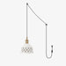 Openwork Ceramic Pendant Swag Light-DWHOME