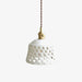 Openwork Ceramic Pendant Swag Light-DWHOME