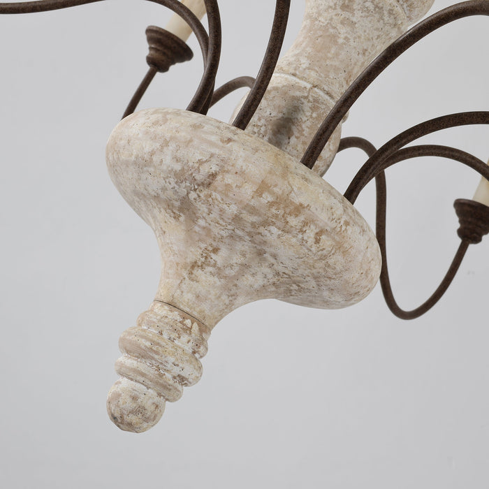 Ophelia 8-Light Candle Chandelier-DWHOME