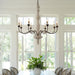 Ophelia 8-Light Candle Chandelier-DWHOME