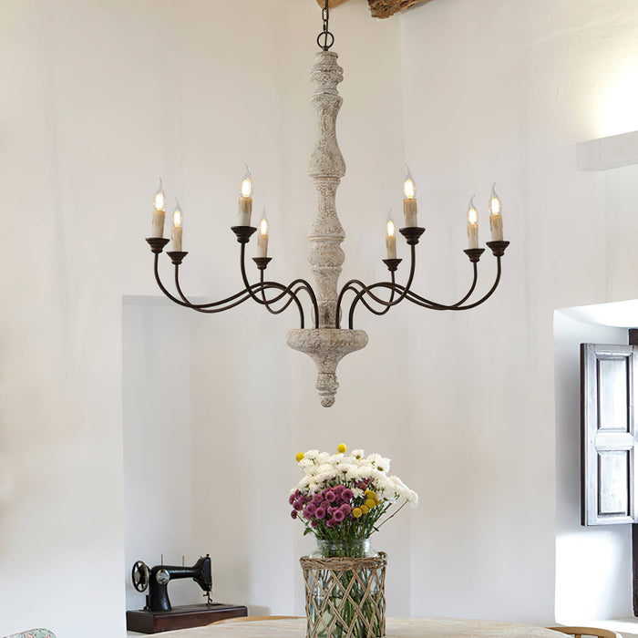 Ophelia 8-Light Candle Chandelier-DWHOME