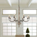 Ophelia 8-Light Candle Chandelier-DWHOME