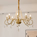 Opulent Pearl Crystal Chandelier-DWHOME
