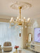 Opulent Pearl Crystal Chandelier-DWHOME