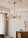 Opulent Pearl Crystal Chandelier-DWHOME