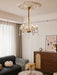 Opulent Pearl Crystal Chandelier-DWHOME