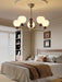 Orb Walnut Chandelier-DWHOME