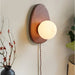 Orba Walnut Plug - in Wall Lamp - Vakkerlight