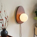 Orba Walnut Plug - in Wall Lamp - Vakkerlight