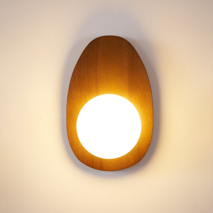 Orba Walnut Plug - in Wall Lamp - Vakkerlight