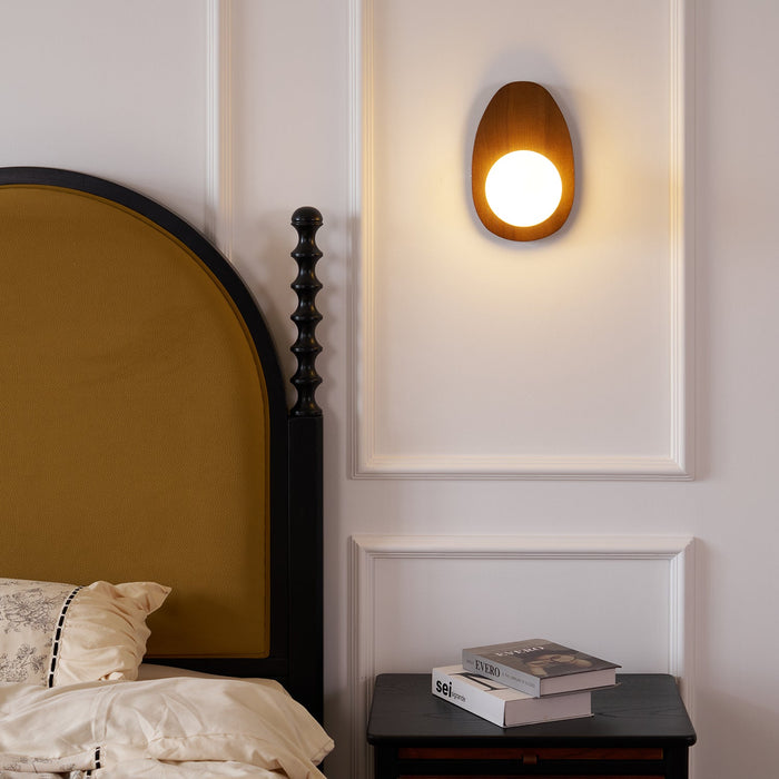 Orba Walnut Plug - in Wall Lamp - Vakkerlight