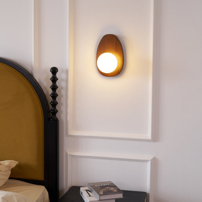 Orba Walnut Plug - in Wall Lamp - Vakkerlight