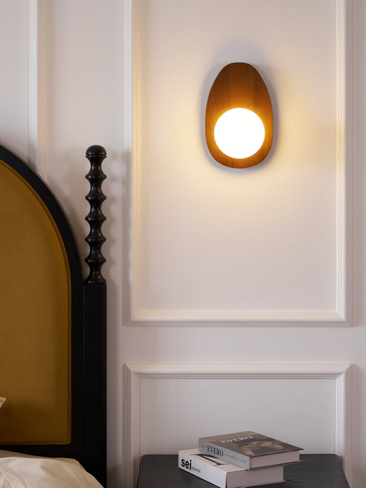 Orba Walnut Plug - in Wall Lamp - Vakkerlight