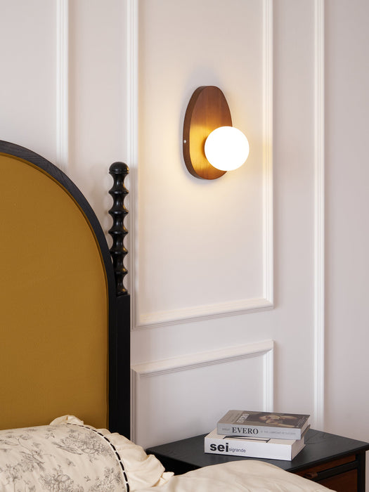 Orba Walnut Plug - in Wall Lamp - Vakkerlight