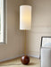 Orbis Wooden Sphere Floor Lamp-DWHOME
