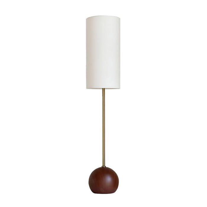 Orbis Wooden Sphere Floor Lamp-DWHOME
