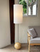 Orbis Wooden Sphere Floor Lamp-DWHOME